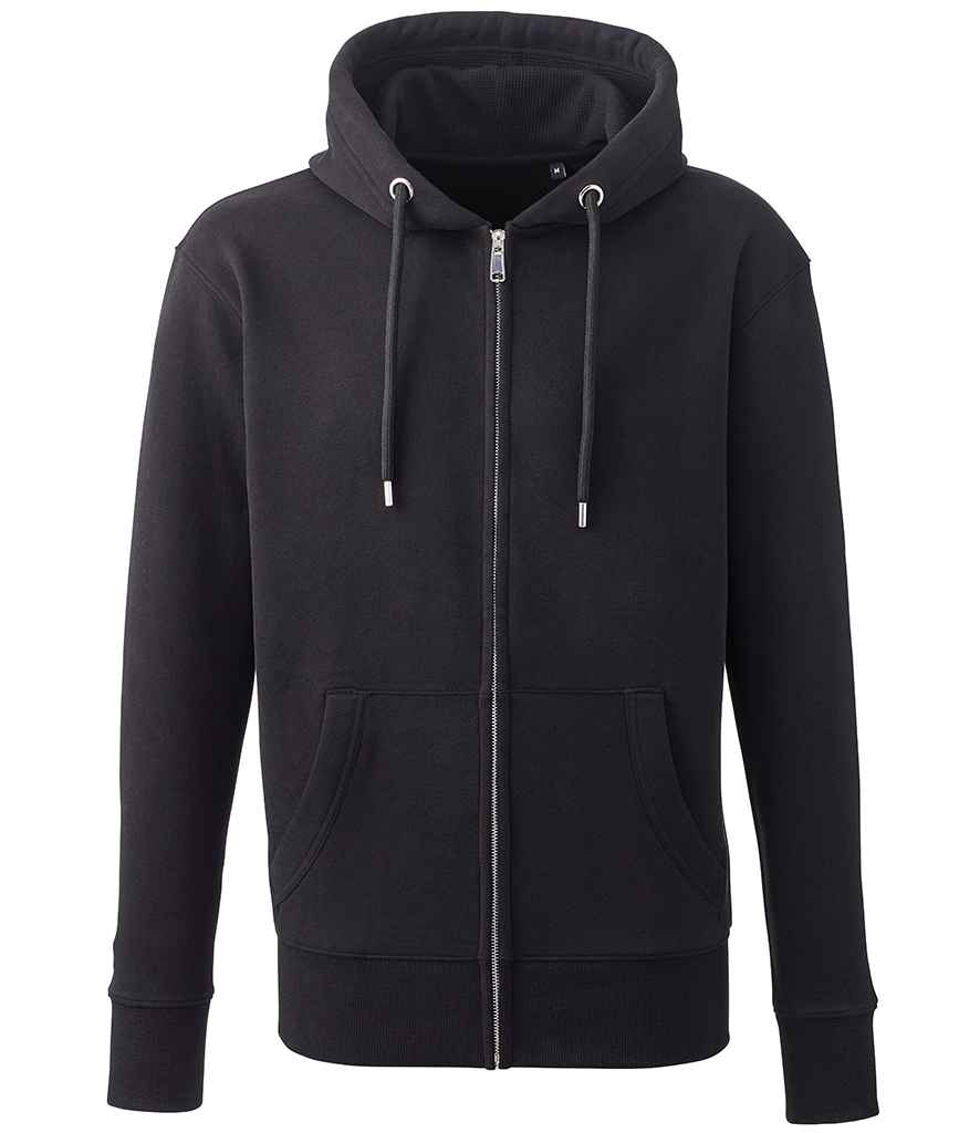 Anthem Organic Full Zip Hoodie Black