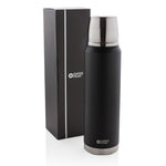 Branded Swiss Peak Elite 1L copper vacuum flask