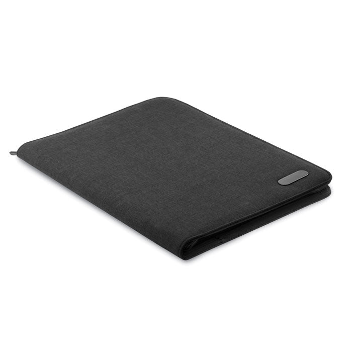 Branded A4 conference folder zipped