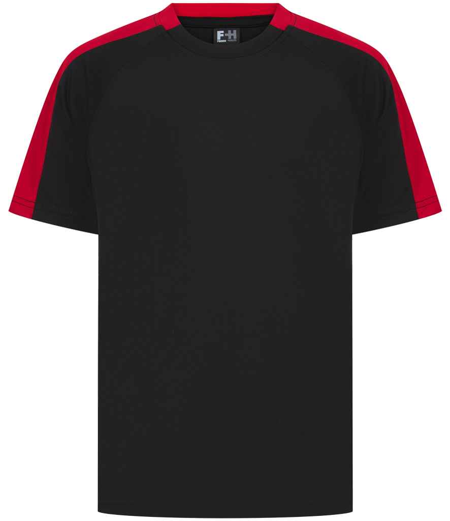 Finden + Hales Kids Team T-Shirt Black/Red