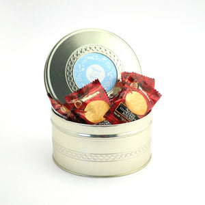 Winter Collection `23, Gold Treat Tin, Mini Shortbread Biscuits, Bespoke
