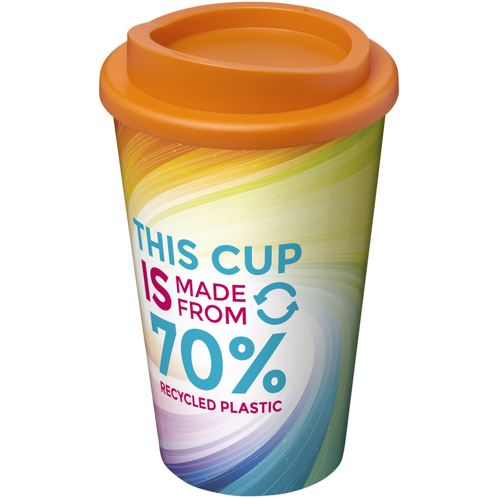Branded Brite-Americano® Eco 350 ml insulated tumbler