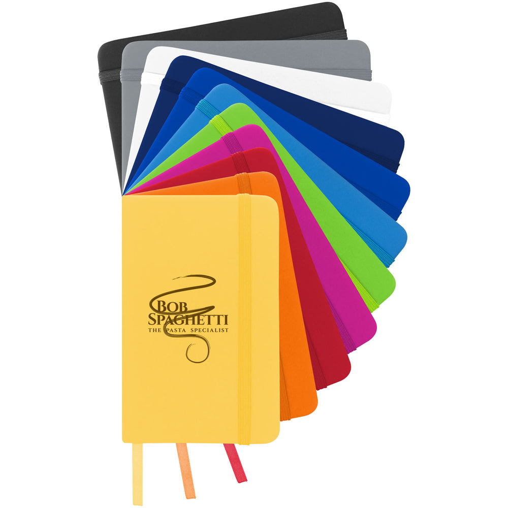 Branded Spectrum A6 hard cover notebook