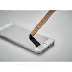Branded Spirit level pen in bamboo