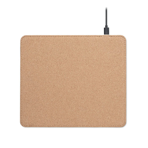 Branded Cork mouse pad charger 15W
