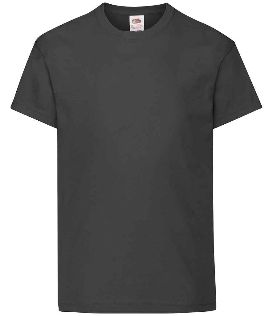 Fruit of the Loom Kids Original T-Shirt Black