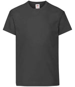 Fruit of the Loom Kids Original T-Shirt Black