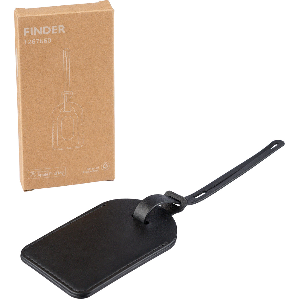 The Isen - Recycled PU luggage tag (Built-in Apple Find My)