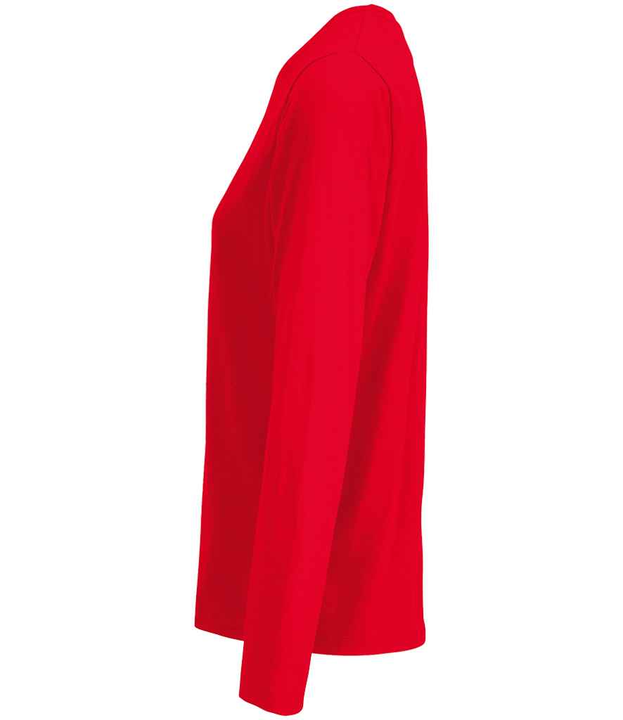 SOL'S Ladies Monarch Long Sleeve T-Shirt Red