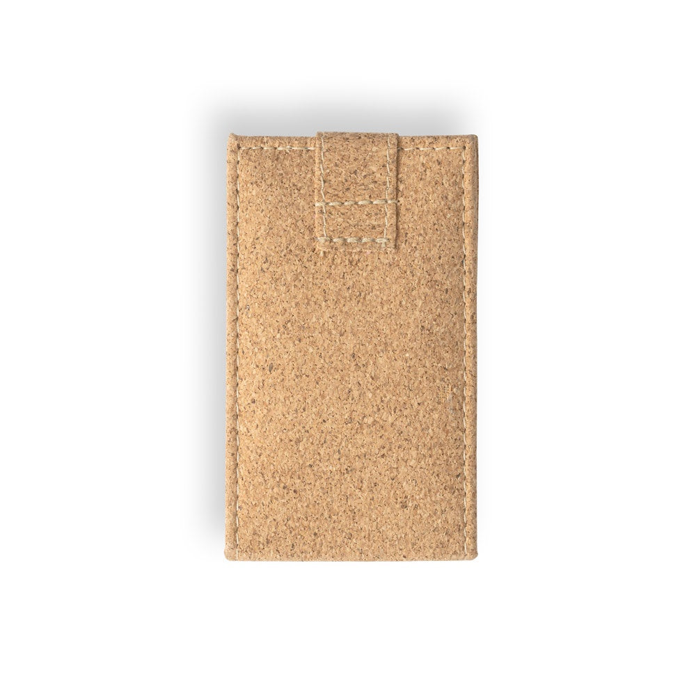 ZENA. Stainless steel manicure set in cork pouch