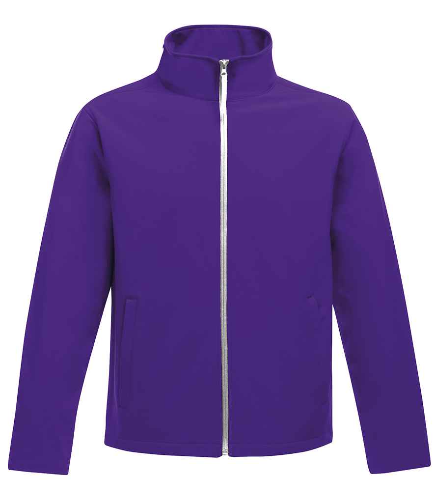 Regatta Ablaze Printable Soft Shell Jacket Vibrant Purple/Black