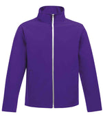 Regatta Ablaze Printable Soft Shell Jacket Vibrant Purple/Black