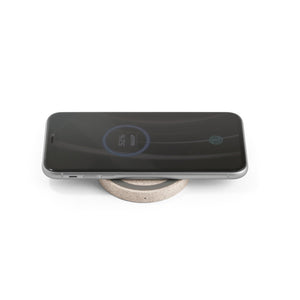 CUVIER. Wireless charger in ABS and wheat straw fibre