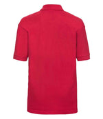 Russell Schoolgear Kids Poly/Cotton Piqué Polo Shirt Classic Red