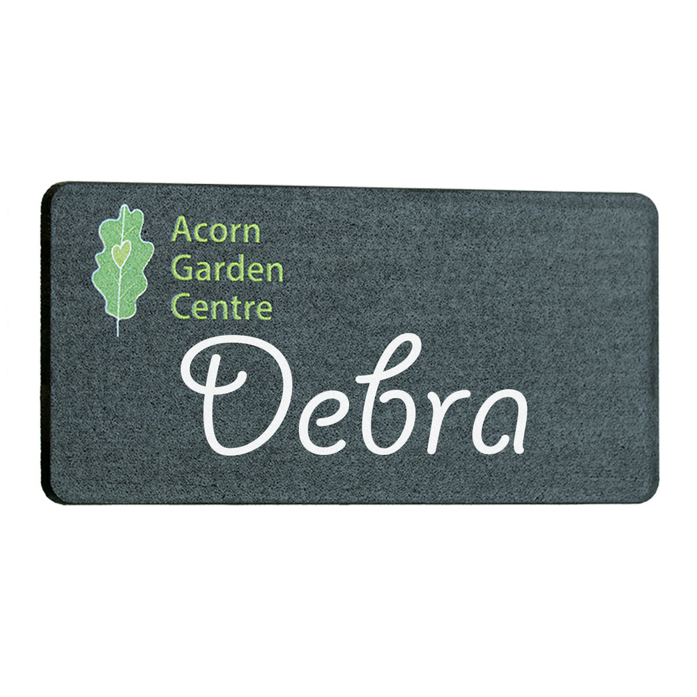 Blackboard Bamboo Reusable Name Badges