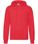 Fruit of the Loom Classic Hooded Sweatshirt Red