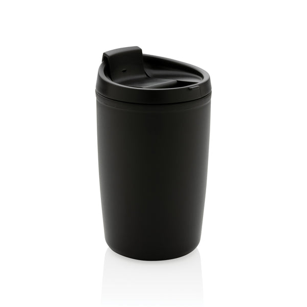 Branded GRS Recycled PP tumbler with flip lid