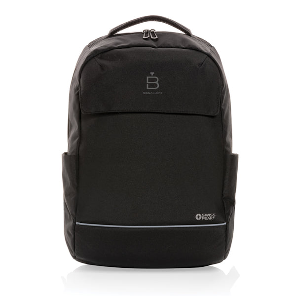 Branded Swiss Peak Brooke AWARE™ RPET daily 15.6" laptop backpack