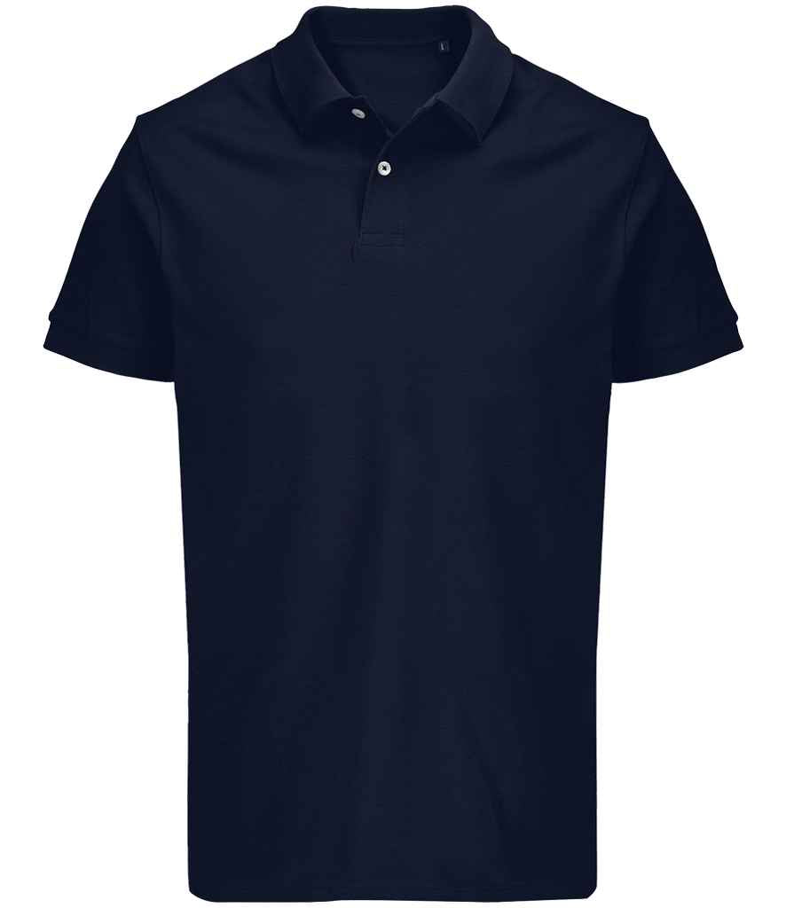 SOL'S Unisex Pacific Twin Piqué Polo Shirt French Navy