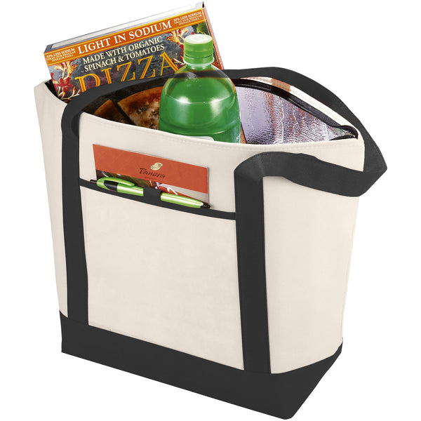 Branded Lighthouse non-woven cooler tote 21L