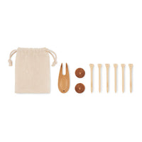 Golf accessories set in pouch