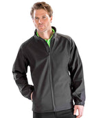 Result Core Printable Soft Shell Jacket Black/Black