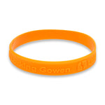 Embossed Silicone Wristband - Adult Bespoke