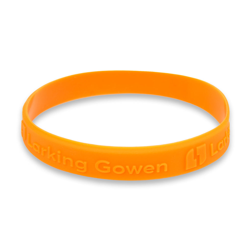 Embossed Silicone Wristband - Adult