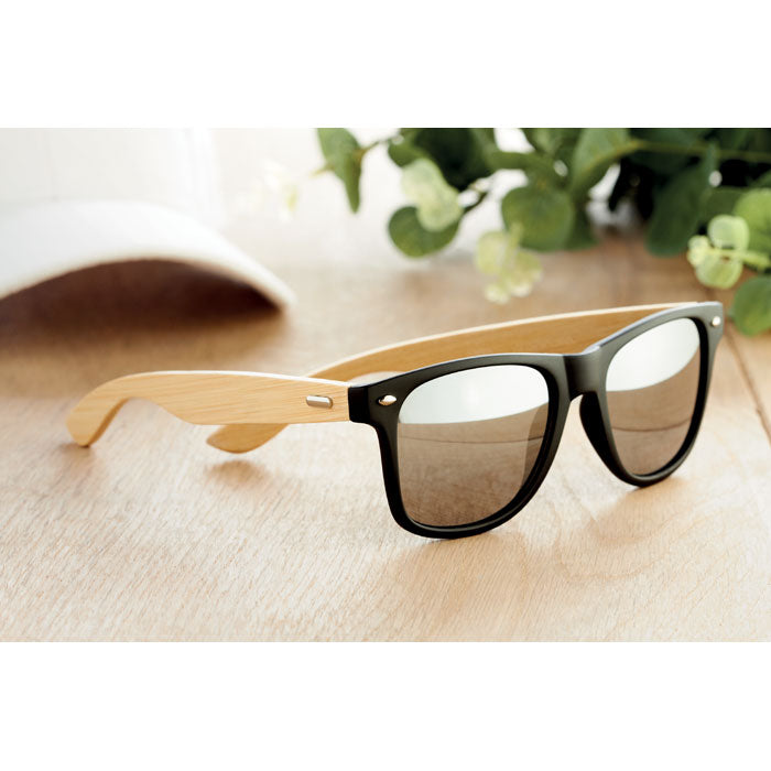 Branded Sunglasses with bamboo arms