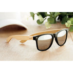 Branded Sunglasses with bamboo arms
