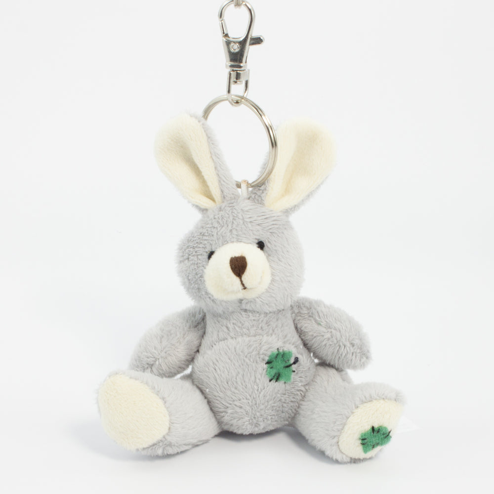 Coloured T-Shirt Bear II 11cm Keychain Gang Rabbit, Grey