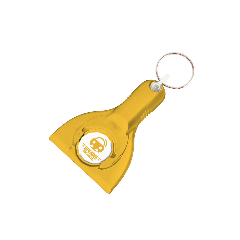 Ice Pop Ice Scraper Trolley Coin Keyring