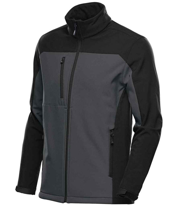 Stormtech Cascades Soft Shell Jacket Dolphin/Black