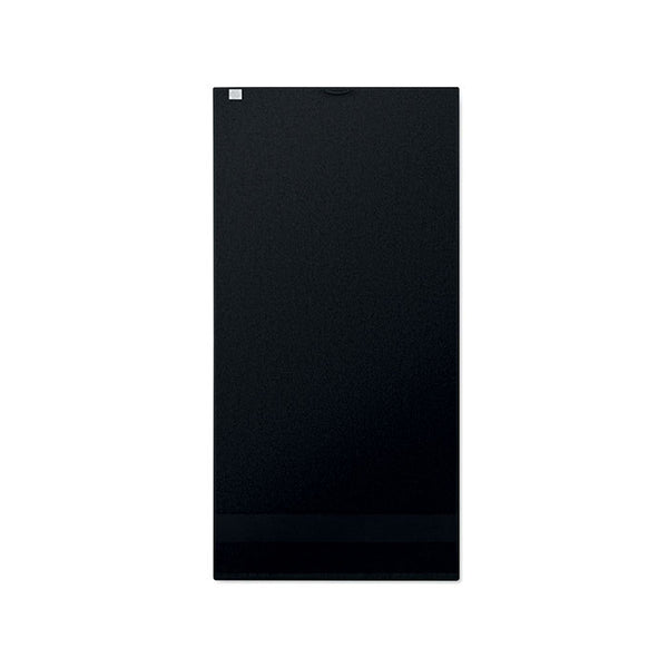 Towel organic cotton 100x50cm Black