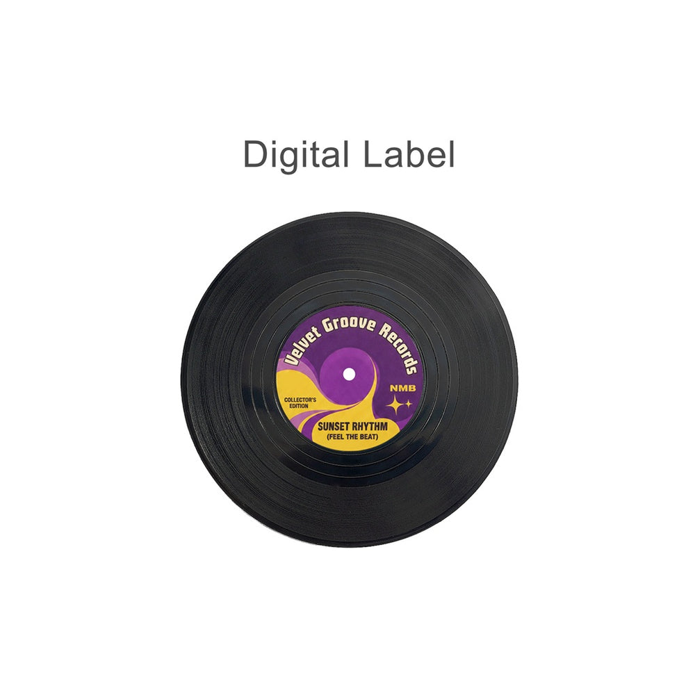 Custom Record Shape Coasters