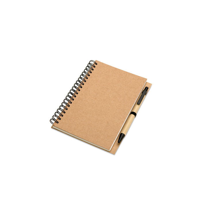 B6 Recycled full cover notebook with pen