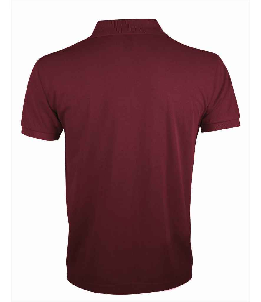 SOL'S Prime Poly/Cotton Piqué Polo Shirt Burgundy