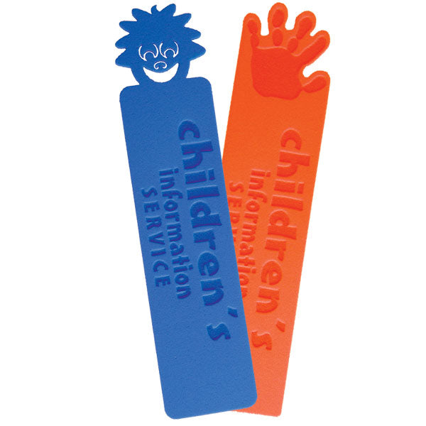 Foam Bookmarks with Contrasting Embossed Design