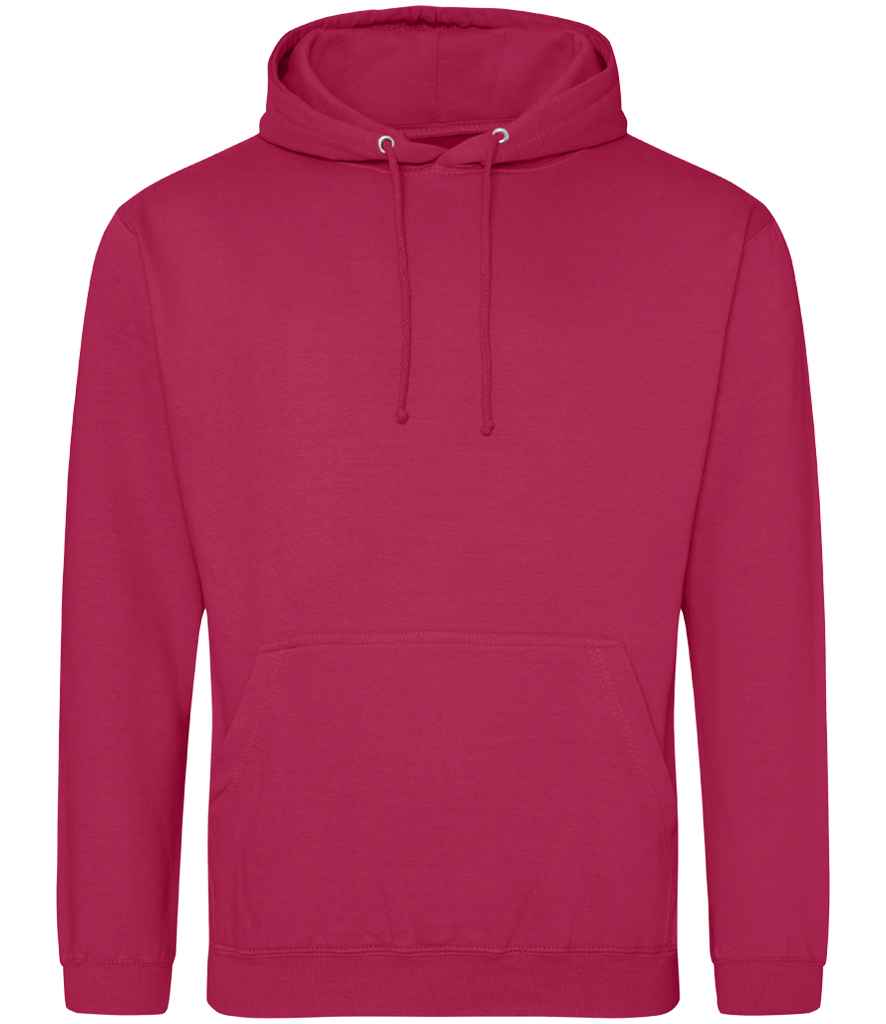 AWDis College Hoodie Lipstick Pink