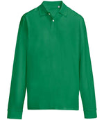 SOL'S Unisex Pacific Long Sleeve Piqué Polo Shirt Kelly Green