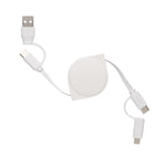 Branded RCS standard recycled plastic and TPE 6-in-1 cable