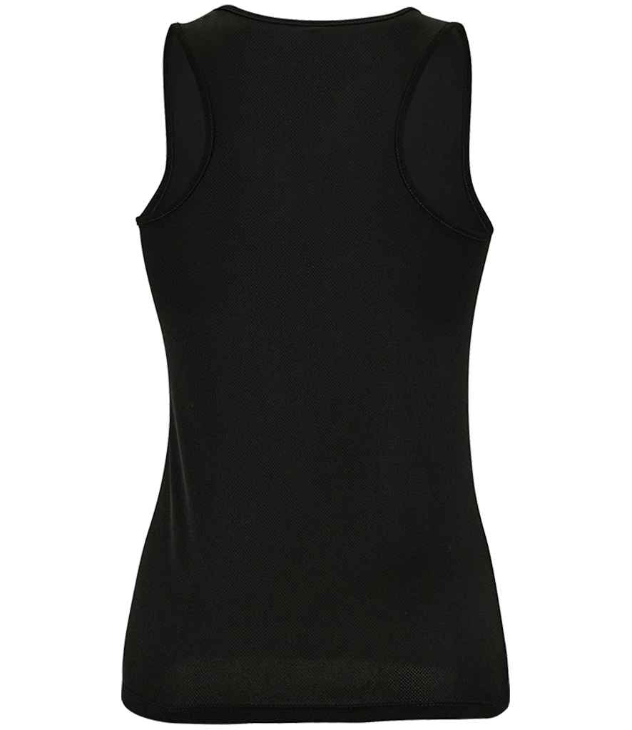 SOL'S Ladies Sporty Performance Tank Top Black