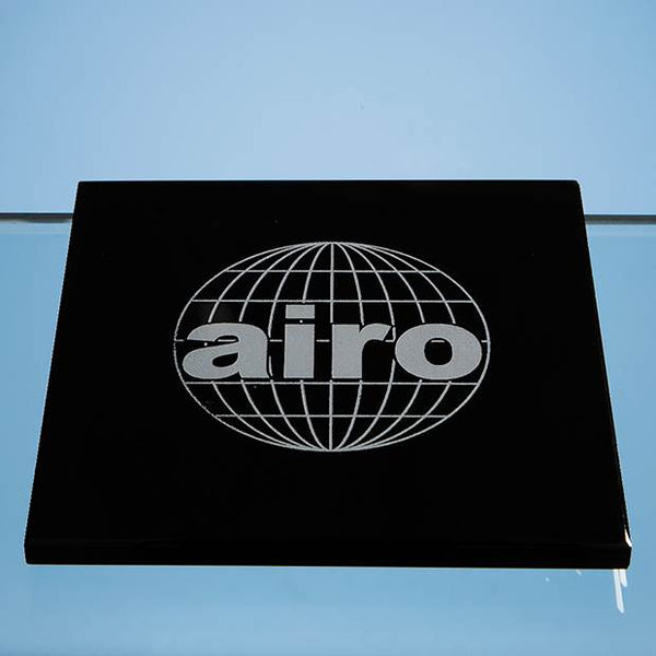 Branded 10cm Onyx Black Square Coaster