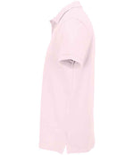 SOL'S Unisex Pacific Twin Piqué Polo Shirt Pale Pink
