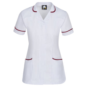 Orn Florence Classic Tunic White/Maroon