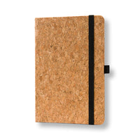 A5 cork notebook with pen