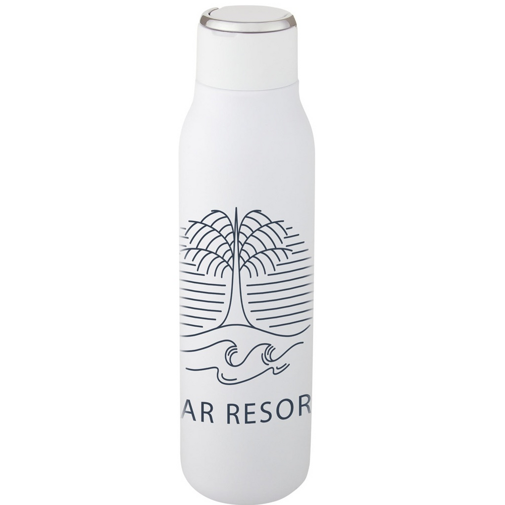Marka 600 ml copper vacuum insulated bottle with metal loop