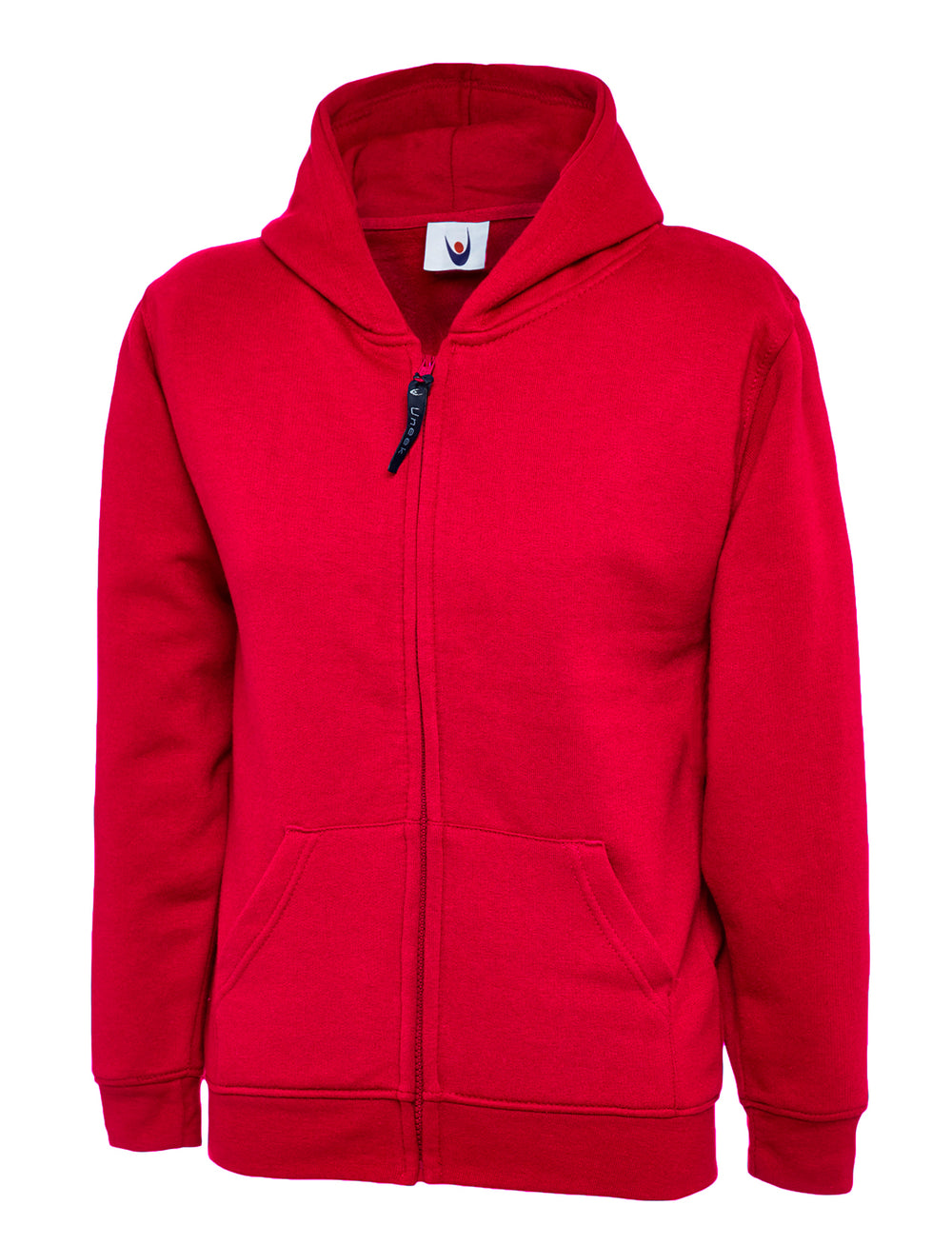 Branded Childrens Classic Full Zip Hooded Sweatshirt