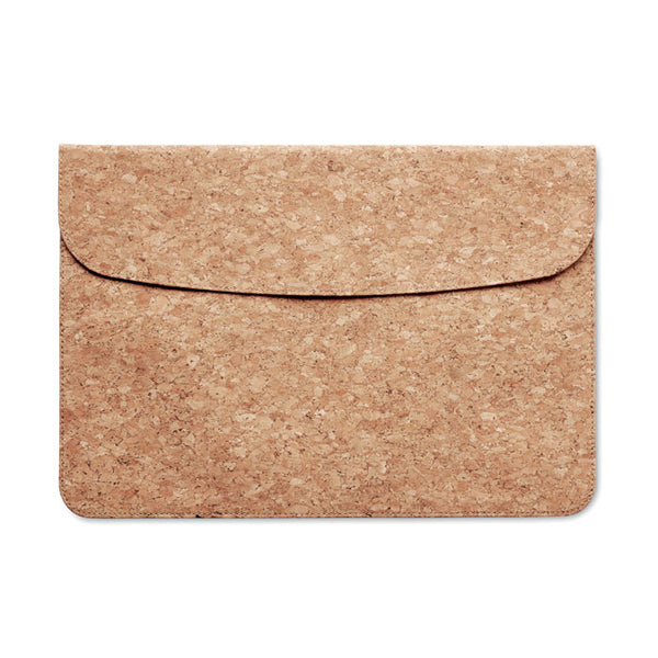 Cork laptop bag magnetic flap 14"