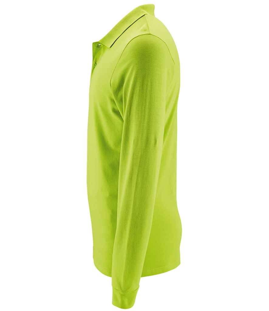 SOL'S Perfect Long Sleeve Piqué Polo Shirt Apple Green